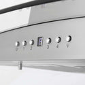 ZLINE 30 in. Convertible Vent Island Mount Range Hood in Stainless Steel & Glass, Handle Open Box-Good Condition