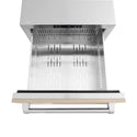 ZLINE 24 in. Touchstone 168 Can Outdoor-Rated Dual Refrigerator Drawer with Panel-Ready Doors, Open Box-Good Condition