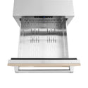 ZLINE 24 in. Touchstone 168 Can Outdoor-Rated Dual Refrigerator Drawer with Panel-Ready Doors, Open Box-Great Condition
