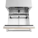 ZLINE 24 in. Touchstone 168 Can Outdoor-Rated Dual Refrigerator Drawer with Panel-Ready Doors, Open Box-Great Condition