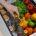 ZLINE 24 in. Touchstone 168 Can Outdoor-Rated Dual Refrigerator Drawer with Panel-Ready Doors, Open Box-Great Condition