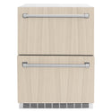 ZLINE 24 in. Touchstone 168 Can Outdoor-Rated Dual Refrigerator Drawer with Panel-Ready Doors, Open Box-Great Condition