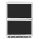 ZLINE 24 in. Touchstone 168 Can Outdoor-Rated Dual Refrigerator Drawer with Panel-Ready Doors, Open Box-Great Condition