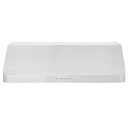 ZLINE 36” Alpine Series Under Cabinet Range Hood in Stainless Steel with Remote Control, LED lighting, and Dishwasher-Safe Baffle Filters (ALP10UC-36)