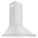 ZLINE 24" Convertible Wall Mount Range Hood in Stainless Steel with Set of 2 Charcoal Filters, LED lighting and Dishwasher-Safe Baffle Filters (KB-CF-24)