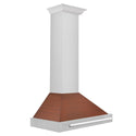 ZLINE 30 in. Convertible Stainless Steel Range Hood with Copper Shell and Stainless Steel Handle (KB4STX-C-30)