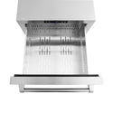 ZLINE 24 in. Touchstone 168 Can Outdoor-Rated Dual Refrigerator Drawer with Stainless Steel Doors, Open Box-Great Condition
