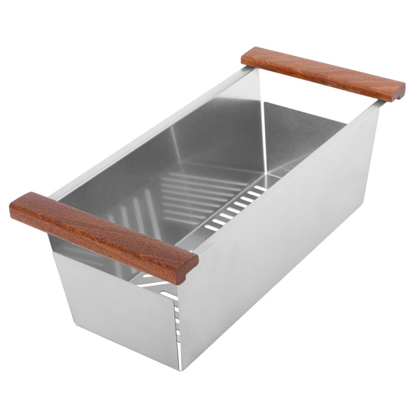ZLINE 45 in. Garmisch Undermount Single Bowl Stainless Steel Kitchen Sink with Bottom Grid and Accessories (SLS-45)