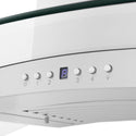 ZLINE 48" Convertible Vent Convertible Vent Wall Mount Range Hood in Stainless Steel & Glass (KN4-48)