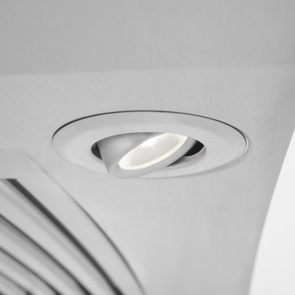 ZLINE 48" Convertible Vent Convertible Vent Wall Mount Range Hood in Stainless Steel & Glass (KN4-48)