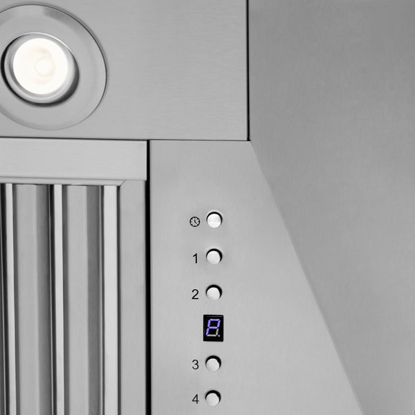 ZLINE 36" Professional Convertible Vent Wall Mount Range Hood in Stainless Steel (597-36)