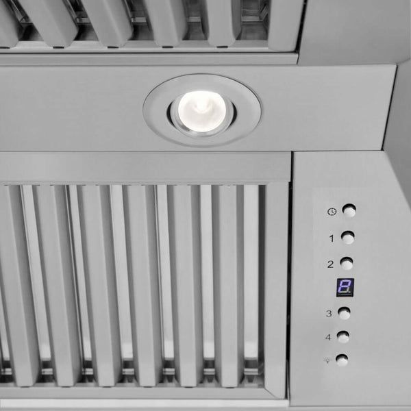 ZLINE 36 in. Professional Convertible Vent Wall Mount Range Hood in Stainless Steel, Open Box-Good Condition