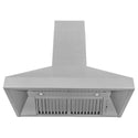 ZLINE 36 in. Professional Convertible Vent Wall Mount Range Hood in Stainless Steel, Open Box-Good Condition