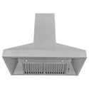 ZLINE 36" Professional Convertible Vent Wall Mount Range Hood in Stainless Steel (597-36)