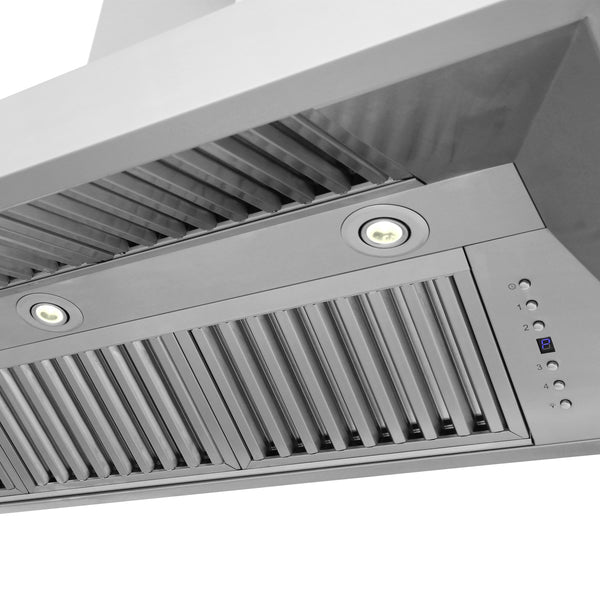 ZLINE 60" Professional Convertible Vent Wall Mount Range Hood in Stainless Steel (597-60)