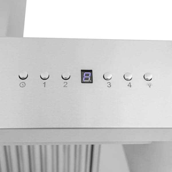 ZLINE 54" Ducted Wall Mount Range Hood in Outdoor Approved Stainless Steel (697-304-54)