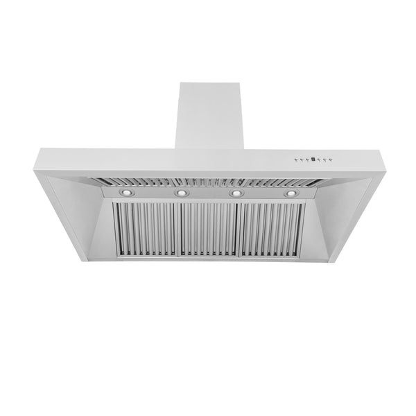 ZLINE 54" Ducted Wall Mount Range Hood in Outdoor Approved Stainless Steel (697-304-54)