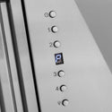 ZLINE Autograph Edition 36" Stainless Steel Range Hood with Stainless Steel Shell and Polished Gold Handle (8654STZ-36-G)