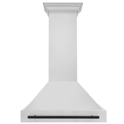 36 in. ZLINE Autograph Edition Stainless Steel Range Hood with Stainless Steel Shell and Handle (8654STZ-36)