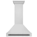 ZLINE Autograph Edition 36" Stainless Steel Range Hood with Stainless Steel Shell and Matte Black Handle (8654STZ-36-MB)