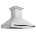 ZLINE 48 in. Autograph Edition Stainless Steel Range Hood with Stainless Steel Shell and Accented Handle (8654STZ-48)