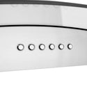 ZLINE 30” Alpine Series Convertible Wall Mount Range Hood in Stainless Steel with Remote Control, LED lighting, and Dishwasher-Safe Baffle Filters (ALP70WL-30)
