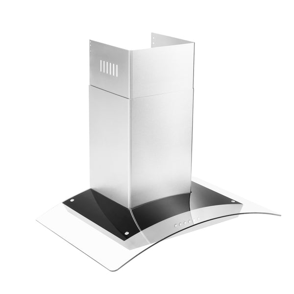 ZLINE 30” Alpine Series Convertible Wall Mount Range Hood in Stainless Steel with Remote Control, LED lighting, and Dishwasher-Safe Baffle Filters (ALP70WL-30)