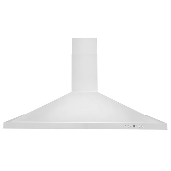 ZLINE 48" Convertible Wall Mount Range Hood in Stainless Steel with Set of 2 Charcoal Filters, LED lighting and Dishwasher-Safe Baffle Filters (KB-CF-48)