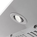 36" ZLINE CrownSound™Ducted Vent Wall Mount Range Hood in Stainless Steel with Built-in Bluetooth Speakers (KF2CRN-BT-36)