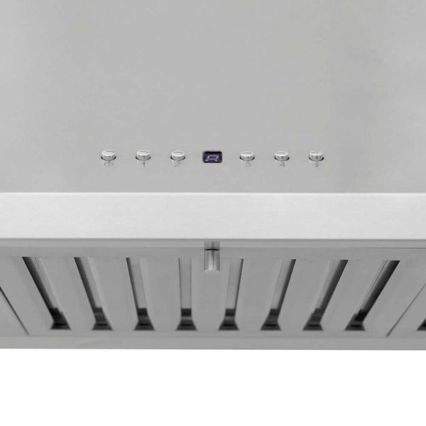 ZLINE 30 in. Convertible Vent Convertible Vent Wall Mount Range Hood in Stainless Steel, Handle Open Box-Good Condition