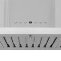 36" ZLINE CrownSound™Ducted Vent Wall Mount Range Hood in Stainless Steel with Built-in Bluetooth Speakers (KL2CRN-BT-36)