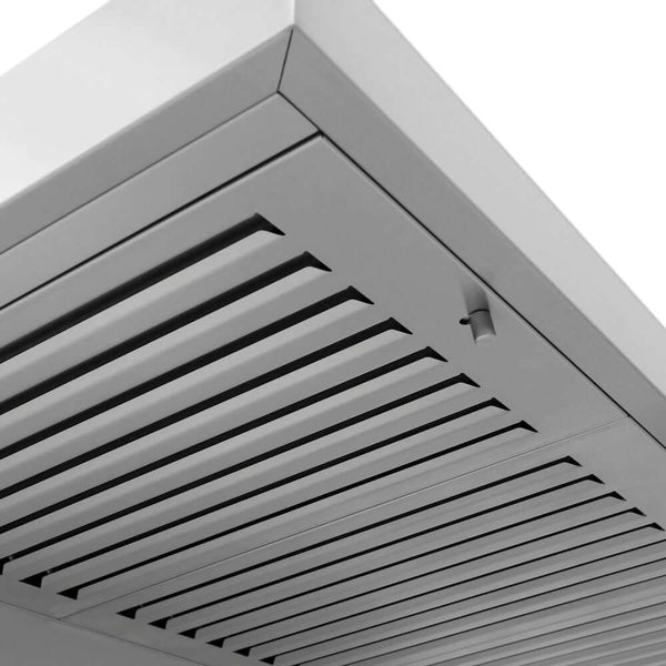 ZLINE 30 in. Convertible Vent Convertible Vent Wall Mount Range Hood in Stainless Steel, Handle Open Box-Good Condition