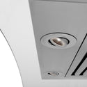 36" ZLINE CrownSound™Ducted Vent Wall Mount Range Hood in Stainless Steel with Built-in Bluetooth Speakers (KZCRN-BT-36)