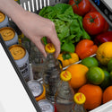 ZLINE 24 in. Touchstone 168 Can Outdoor-Rated Dual Refrigerator Drawer with White Matte Doors (RDSO-WM-24)