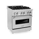 ZLINE 30 in. Dual Fuel Range with Gas Stove and Electric Oven in Stainless Steel (RA30)