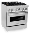 ZLINE 30 in. Dual Fuel Range with Gas Stove and Electric Oven in Stainless Steel (RA30)