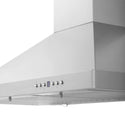 ZLINE 42 in. Convertible Vent Outdoor Approved Wall Mount Range Hood in Stainless Steel, Handle Open Box-Good Condition