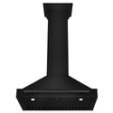 ZLINE 30 in. Convertible Black Stainless Steel Wall Mount Range Hood With Black Stainless Steel Handle (BSKB4X-30)