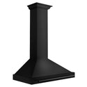 ZLINE 36 in. Convertible Black Stainless Steel Wall Mount Range Hood With Black Stainless Steel, Handle Open Box-Good Condition