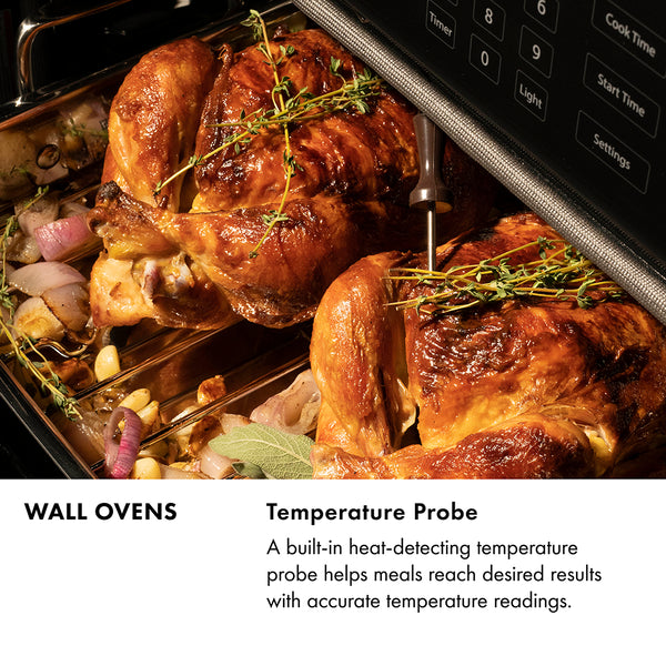 ZLINE 30 in. Professional True Convection Double Wall Oven with Air Fry and Self Clean in Stainless Steel (WAD-30)