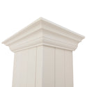 ZLINE 48" Ducted Vent Wooden Convertible Vent Wall Mount Range Hood in Cottage White (KPTT-48)