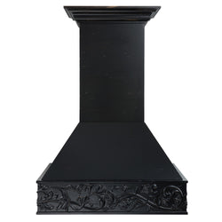 ZLINE 36 in. Wooden Wall Mount Range Hood in Antigua - Includes Remote Motor (373AA-RD-36)