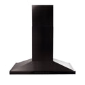 48" ZLINE CrownSound Ducted Vent Island Mount Range Hood in Black Stainless Steel with Built-in Bluetooth Speakers (BSGL2iNCRN-BT-48)