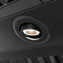 ZLINE 36" Black Stainless Steel Range Hood with Polished Gold Handle (BS655Z-36-G)