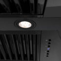 ZLINE 48 in. Autograph Edition Black Stainless Steel Range Hood with Handle (BS655Z-48)