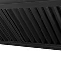 ZLINE 48 in. Autograph Edition Black Stainless Steel Range Hood with Handle (BS655Z-48)