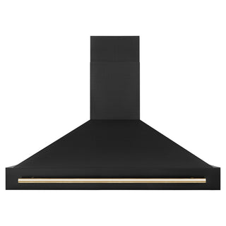 ZLINE 48 in. Autograph Edition Black Stainless Steel Range Hood with Handle (BS655Z-48)