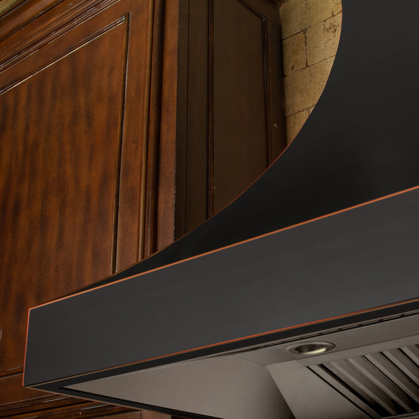 ZLINE 48 in. Designer Series Oil-Rubbed Bronze Ducted Wall Range Hood (8632B-48)