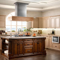ZLINE 42 in. Designer Series Wooden Island Mount Range Hood in Butcher Block (681iM-42)