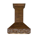 ZLINE 48" Ducted Wooden Wall Mount Range Hood in Walnut (373RR-48)